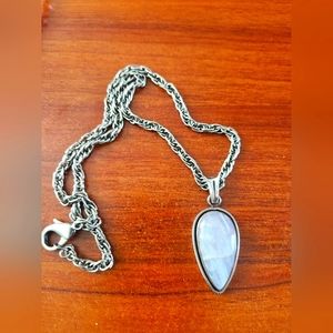 Sterling Silver & Moonstone Necklace